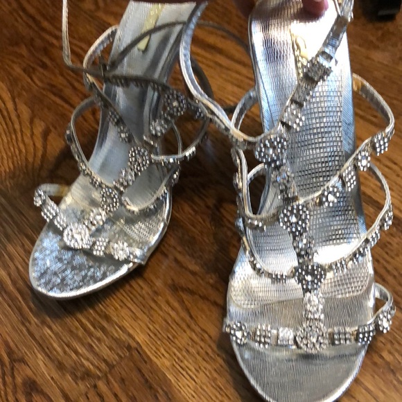 Celeste | Shoes | Celeste Silver Heels Size 8 Brand New | Poshmark